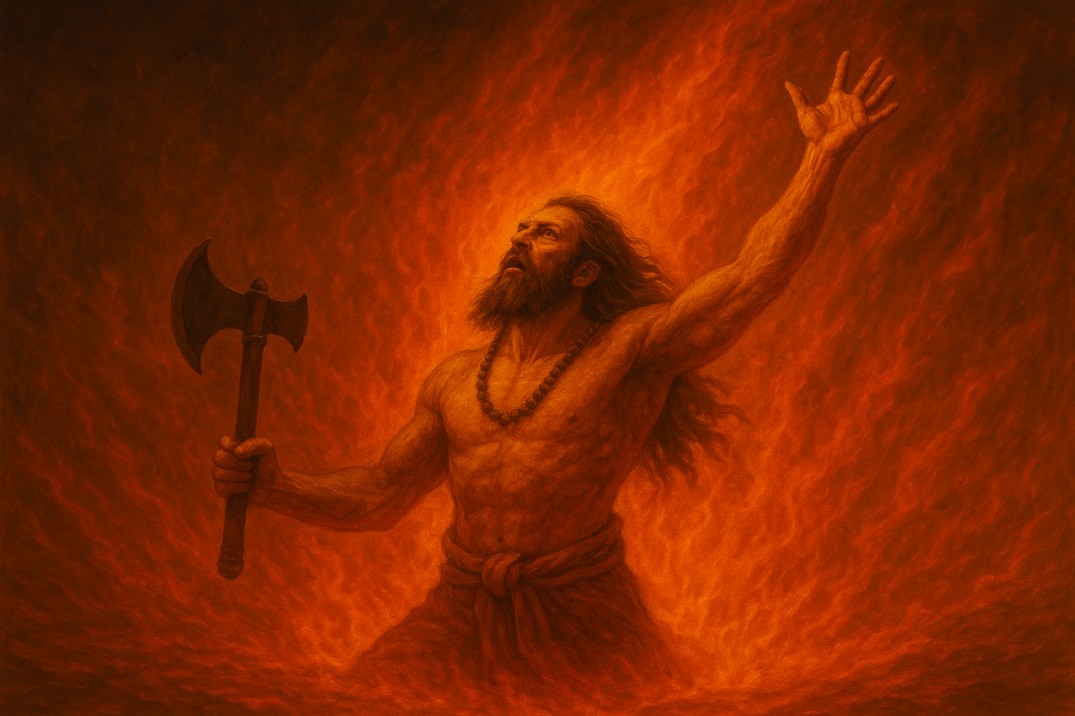 লক্ষ্যার জলে আগুন জ্বলে