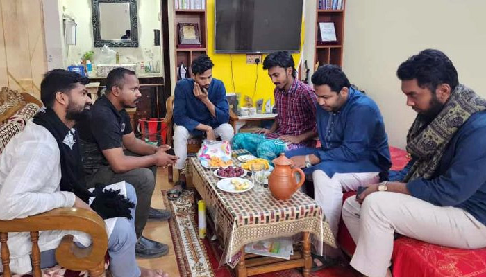 অসুস্থ এনজিবির নেতাকে দেখতে গেলেন এনসিপি প্রার্থী আল আমিন