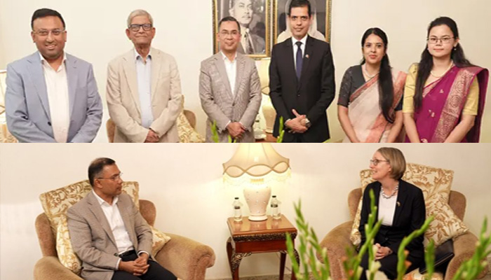 তারেক রহমানের সঙ্গে তিন দেশের কূটনীতিকের বৈঠক