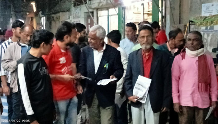 শ্রমিক-মেহনতি মানুষের অধিকার প্রতিষ্ঠায় ‘কাস্তে’ মার্কায় ভোট চাইলেন ইকবাল হোসেন