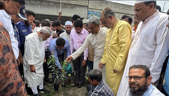 সোনারগাঁয়ে ৫ বছরে ২৫ কোটি বৃক্ষরোপণ কর্মসূচির শুভ উদ্বোধন
