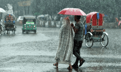 ভ্যাপসা গরমের পর স্বস্তির বৃষ্টি
